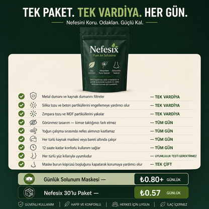30'lu NefesiX Burun Filtresi